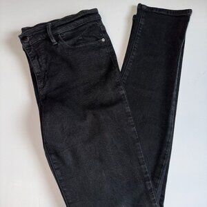 Joe's Jeans Black Skinny Jeans Size 30 Mid Rise Stretch Denim Women's Pants